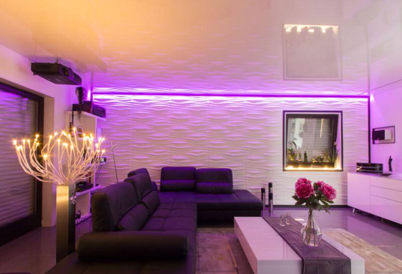 Sufity napinane jednopoziomowe Sufity napinane jednopoziomowe