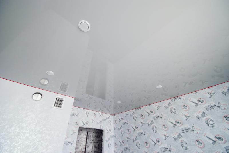 Sufity napinane jednopoziomowe Sufity napinane jednopoziomowe